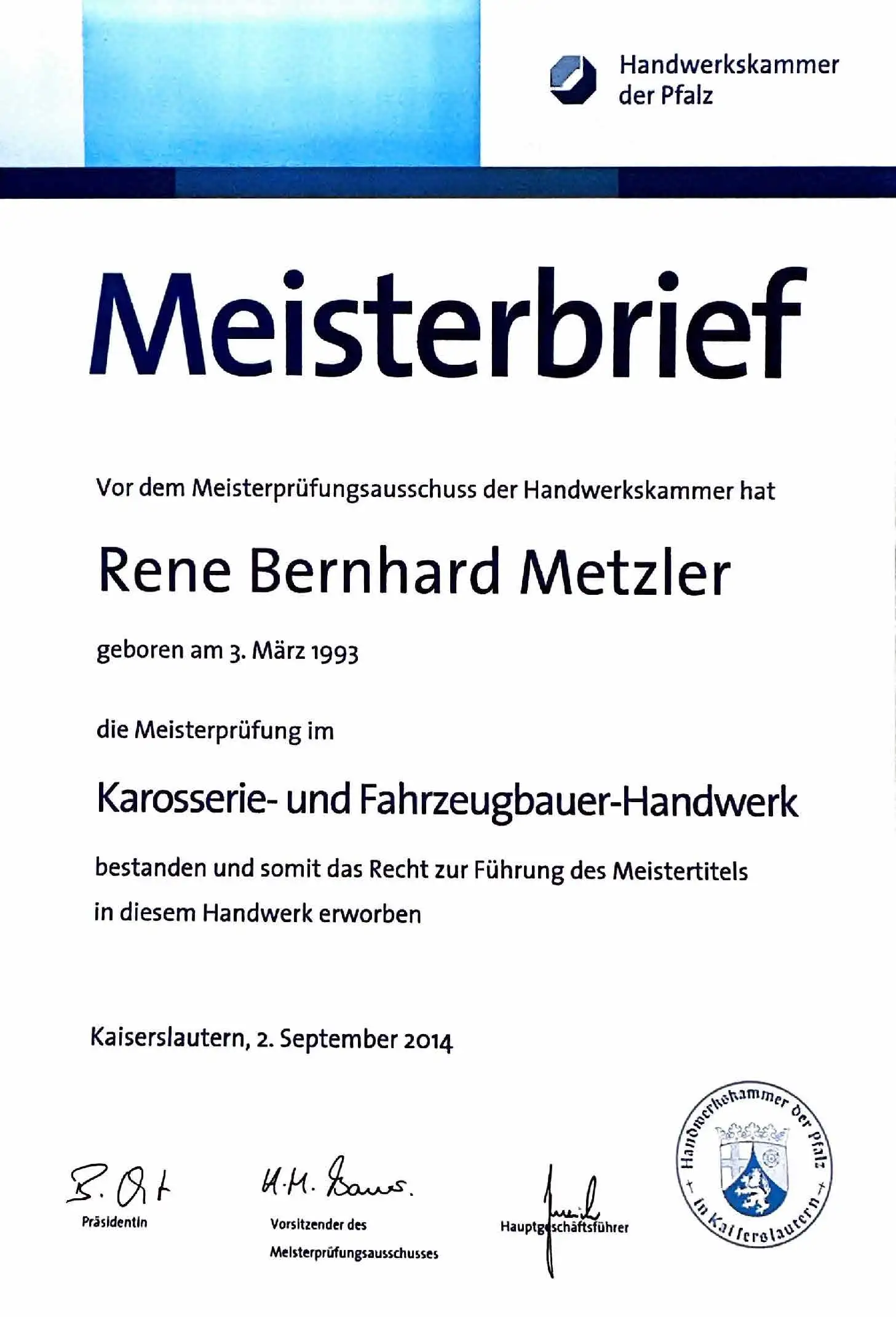 Meisterbrief