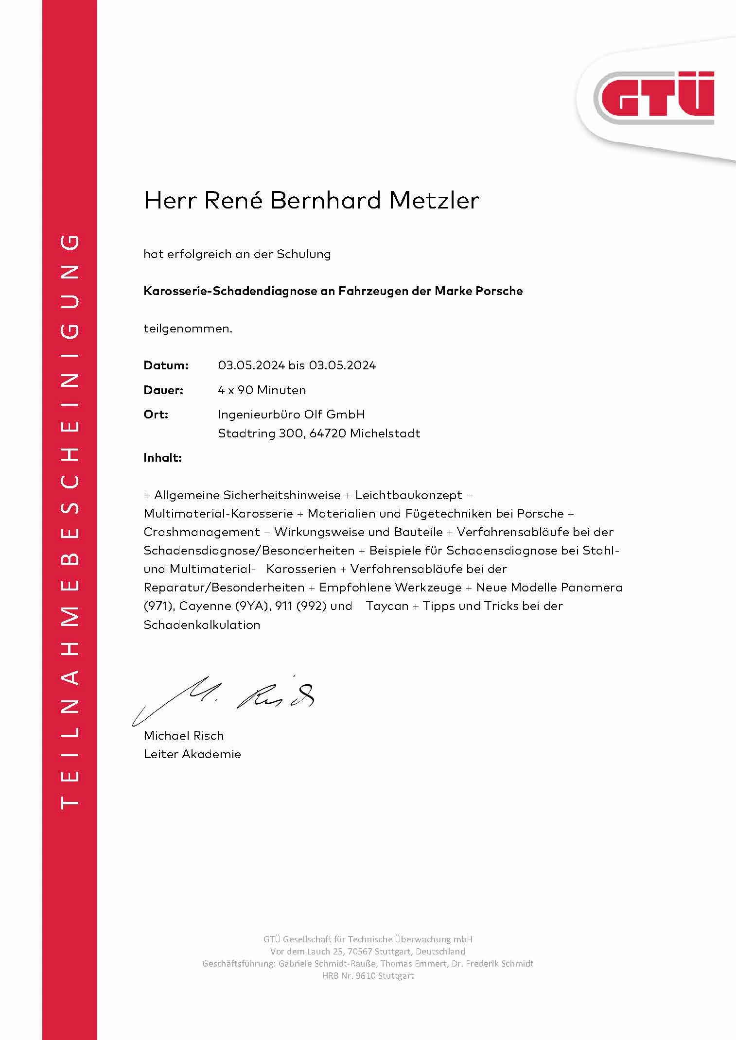 Porsche-Seminar